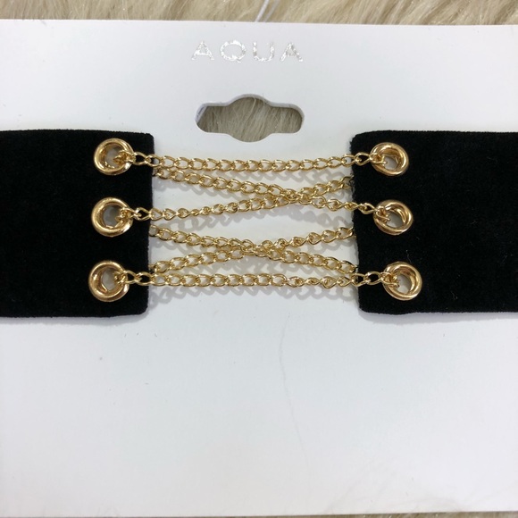 NORDSTROM AQUA Kylie corset choker necklace - Picture 4 of 8